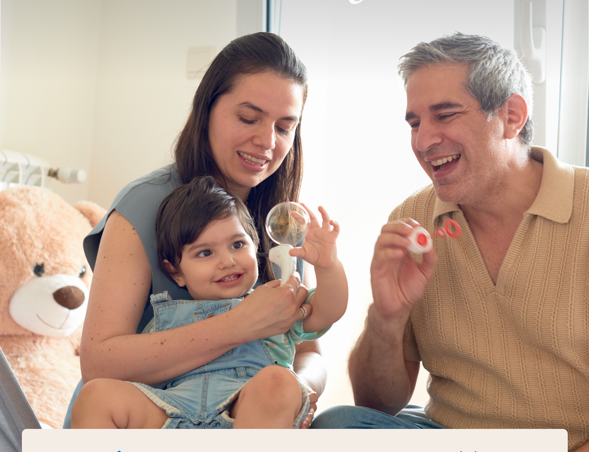 Family playing together