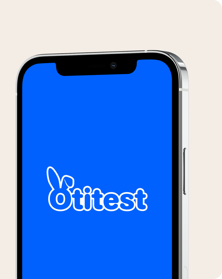 Otitest app on iPhone